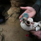 جولة في المقبرة الأثرية الرومانية شمال غزة