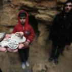 جولة في المقبرة الأثرية الرومانية شمال غزة