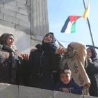 تشييع جثمان الشهيد الفتى ليث أبو نعيم في قرية المغير 