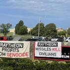 شاهد: أميركيون يغلقون مداخل شركة تصنع صواريخ