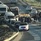  إصابة تسعة مواطنين بحادث سير قرب حزما