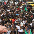 بالصور.. تشييع جثمان الشهيد أمجد الفايد في مخيم جنين