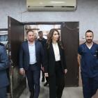 صور| وزيرة العمل تترأس جولة ميدانية على مجمع فلسطين الطبي