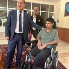 الدكتور عوَّاد يودع جرحى ومصابي غزة في أوزبكستان