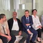 الدكتور عوَّاد يودع جرحى ومصابي غزة في أوزبكستان