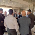 برهم وأبو حمدة يضعان حجر الأساس لمدرسة جديدة ويتفقدان مبنى الكلية التقنية الحكومية في قلقيلية