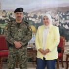 قائد قوات الأمن الوطني يستقبل محافظ طوباس