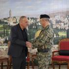 قائد قوات الأمن الوطني يستقبل محافظ طوباس