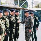 صور| قائد الأمن الوطني يزور قيادة منطقة رام الله والبيرة ويتفقد المشروع الإنشائي الجديد