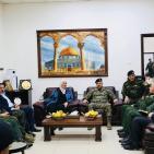صور| قائد الأمن الوطني يزور قيادة منطقة رام الله والبيرة ويتفقد المشروع الإنشائي الجديد