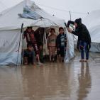 شاهد: الأمطار تتحول لمعاناة كارثية في قطاع غزة