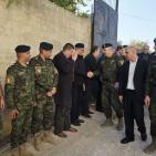 صور| قائد قوات الأمن الوطني ومحافظ قلقيلية يتفقدان القوة الأمنية في المنطقة الجنوبية للمحافظة