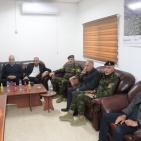 صور| قائد قوات الأمن الوطني ومحافظ قلقيلية يتفقدان القوة الأمنية في المنطقة الجنوبية للمحافظة