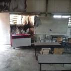 شاهد | مستوطنون يحرقون غرفة صفية في مدرسة جالود جنوب نابلس