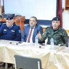 الأمن الوطني في قلقيلية يعقد لقاءً مع حركة فتح وبلدية كفر ثلث