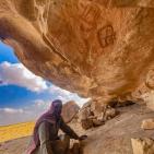 صور: اكتشاف موقع نقوش صخرية فريدة في سيناء