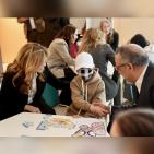 بالصور: الأمير هاري وزوجته ميجان يزوران أطفال غزة في مستشفى بالأردن