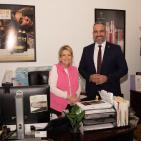 بلدية بيت لحم تمنح المواطنة الفخرية لرجل الأعمال الفلسطيني الأميركي فاروق الشامي 