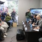 مؤتمر صحفي في رام الله يوثق انتهاكات الاحتلال بحق طاقم منتدى شارك في قرية الشباب