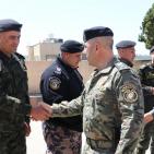 قائد قوات الامن الوطني اللواء العبد ابراهيم خليل يزور قيادة منطقة سلفيت