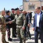 قائد قوات الامن الوطني اللواء العبد ابراهيم خليل يزور قيادة منطقة سلفيت