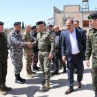 قائد قوات الامن الوطني اللواء العبد ابراهيم خليل يزور قيادة منطقة سلفيت