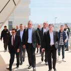 اللواء ناصر البوريني يزور الجامعة العربية الأمريكية