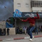 مواجهات عنيفة عند المدخل الشمالي لمدينة البيرة