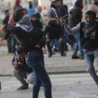 مواجهات عنيفة عند المدخل الشمالي لمدينة البيرة