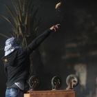 مواجهات عنيفة عند المدخل الشمالي لمدينة البيرة