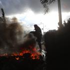 مواجهات عنيفة عند المدخل الشمالي لمدينة البيرة