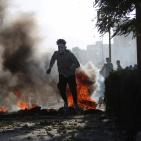 مواجهات عنيفة عند المدخل الشمالي لمدينة البيرة