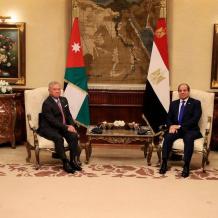 الرئيس المصري وملك الأردن يؤكدان ضرورة التنفيذ الكامل لاتفاق وقف الحرب في قطاع غزة