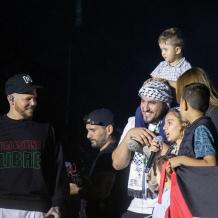تظاهرة حاشدة من أجل فلسطين في المكسيك يقودها فنان عالمي شهير