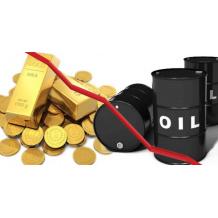 انخفاض أسعار النفط واستقرار الذهب عالميا