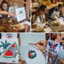 "أرسم من أجل غزة".. مبادرة فنية في باماكو تضامنا مع شعبنا