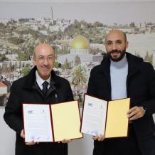 مؤسسة ياسر عرفات وقامات توقعان اتفاقية تعاون