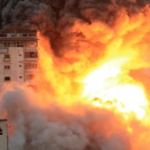 شهيدان وجرحى بقصف الاحتلال منزلا مأهولا شرق مدينة غزة 