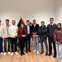 سفارة فلسطين لدى سلوفاكيا تستقبل عددا من الطلبة القادمين من قطاع غزة