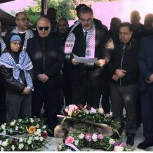 القدومي يضع إكليلا من الزهور على أضرحة القادة الشهداء أبو إياد وأبو الهول وأبو محمد في تونس