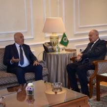 الفريق الرجوب يُطلع أبو الغيط على آخر الأوضاع السياسية الفلسطينية