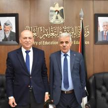 الوزيران برهم والحايك يبحثان تكامل الجهود بين القطاعين التعليمي والسياحي