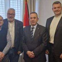 وفد برلماني صربي يزور سفارة دولة فلسطين تعبيرا عن تضامنه مع شعبنا