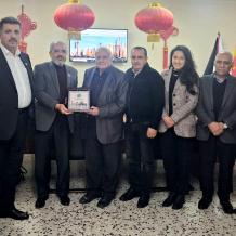 لقاءات متواصلة تعقدها جمعية رجال الأعمال الفلسطينيين لتفعيل مجالس الأعمال المشتركة