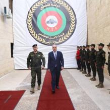 صور| الشيخ يزور القيادة العامة لقوات الأمن الوطني