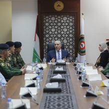 الشيخ يزور القيادة العامة لقوات الأمن الوطني