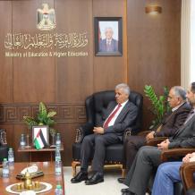 برهم يبحث مع ممثل "كويكا" مستجدات إنشاء معهد الذكاء الاصطناعي