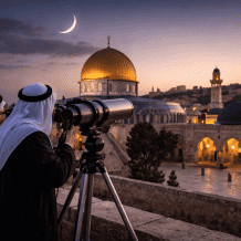 موعد تحري هلال رمضان 2026 في فلسطين | بث مباشر رؤية الهلال 1447