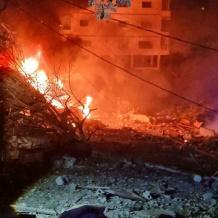 غارات واسعة للاحتلال على مدن وبلدات في لبنان