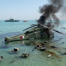 بالفيديو.. تفاصيل سقوط مروحية قطر اليوم وسبب الحادث الحقيقي وعدد الضحايا